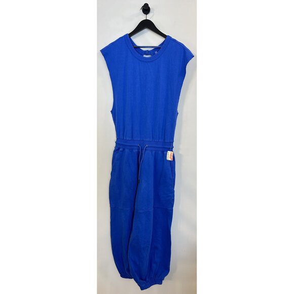 FREE PEOPLE Movement Throw And Go Onesie in Electric Cobalt Size Small NWT - Picture 5 of 12